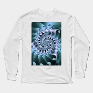 Blue Vortex Long Sleeve T-Shirt